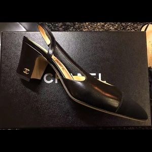 chanel slingback